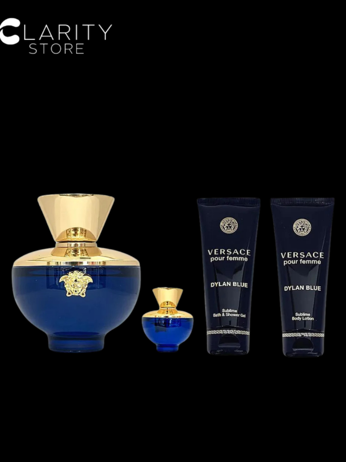 Versace Dylan Blue Pour Femme Edp 100ml / Edp 5ml / Sublime Body Lotion 100ml / Bath & Shower Gel
